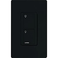 LUTRON PD-5WS-DV-BL Caseta Wireless Remote Control Switch Multi-Location, 2-Button, 1 NO Black