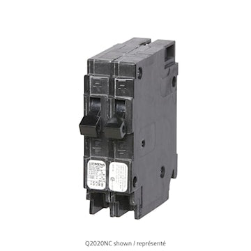 SIEMENS Q1530NC Loadcentres/Breakers Circuit Breaker QT, Twin 15/30 A, 1 P, Plug-in
