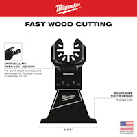 MILWAUKEE 49-25-1113 OPEN-LOK 2-1/2" HCSWOOD BLADES 3PK