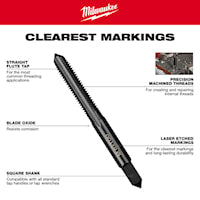 MILWAUKEE 49-57-5527 10-32 NF PLUG TAP & #21DRILL BIT