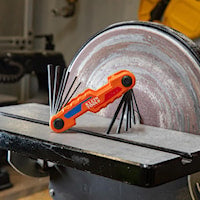 KLEIN TOOLS 70590 COMPACT FOLDING HEX 12-KEY SET