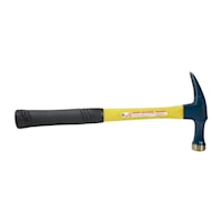 KLEIN TOOLS 807-18 Claw Hammer 18 oz Drop Forged and Tempered Steel Fiberglass Handle