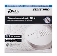 KIDDE 900-0128-001 120V Carbon Monoxide Alarm with 9V Battery Backup