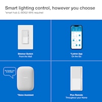 LUTRON L-BDG2-WH-C Caseta® Smart Bridge For Lighting and Shade Control