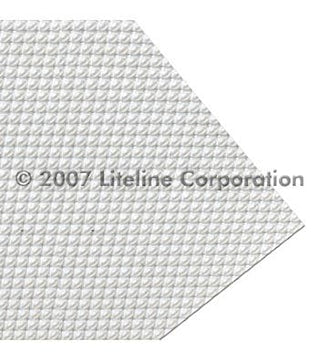 LITELINE K12-24 CA-125 Prismatic Lens 47-3/4 in L x 23-3/4 in W x 1/8 in T Clear