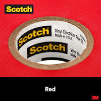 3M CANADA 35-3/4X66RD Scotch® Vinyl Insulating Tape 66 ft Lx 3/4 in W Vinyl Red
