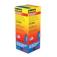 3M CANADA 35-3/4X66BL Scotch® Vinyl Insulating Tape 66 ft Lx 3/4 in W Vinyl Blue