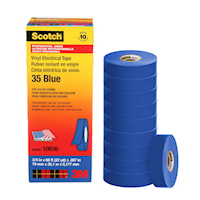 3M CANADA 35-3/4X66BL Scotch® Vinyl Insulating Tape 66 ft Lx 3/4 in W Vinyl Blue