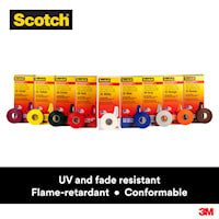 3M CANADA 35-3/4X66WH Scotch® Vinyl Insulating Tape 66 ft Lx 3/4 in W Vinyl White