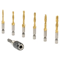 EMERSON PROFESSIONAL TOOLS DTAPSSKIT Drill/Tap Bit Kit Standard, 7-Piece