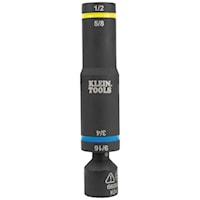 KLEIN TOOLS 66009 4-IN-1 FLIP QUAD SOCKET