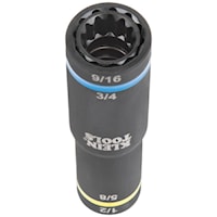 KLEIN TOOLS 66009 4-IN-1 FLIP QUAD SOCKET