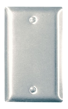 LEGRAND SS13 Pass & Seymour Blank Wallplate 2 Gangs Stainless Steel 7.8 in Lx