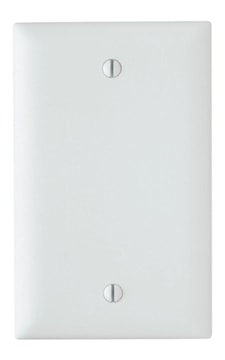 LEGRAND TP13W Pass & Seymour Blank Wallplate 1 Gangs White 4.7 in Lx