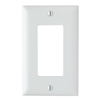 LEGRAND TP26W Trademaster Decora Wallplate 1 Gangs White 114.3 mm Lx 69.85 mm W