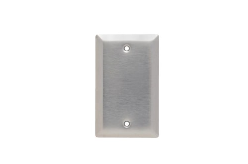 LEGRAND SL13 Pass & Seymour Blank Wallplate 1 Gangs Stainless Steel 7-1/4 in Lx