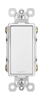 LEGRAND TM874W The Radiant® Decorator Switch Rocker/Button 4 Gang, 4 Way 15 A, 120/277 V White
