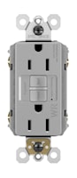 LEGRAND 1597TRWRGRY 15 AMP WEATHER RESISTANTGFCI - GREY