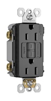 LEGRAND 1597TRBK The Radiant® Tamper-Resistant, Self-Test GFCI Duplex Receptacle 15 A, Black