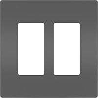 LEGRAND RWP262BK The Radiant® Wallplate 2 Gangs Black 4.94 in Lx 4.96 in W