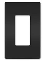 LEGRAND RWP26BK The Radiant® Wallplate 1 Gangs Black 4.94 in Lx 3.15 in W