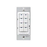 LEGRAND LVSW101W Wattstopper® Low Voltage Switch, 1-Button with LED, White