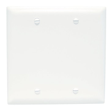 LEGRAND TP23W Pass & Seymour Blank Wallplate 2 Gangs White 4.7 in Lx