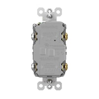 LEGRAND 2097TRW The Radiant® Tamper-Resistant, Self-Test GFCI Duplex Receptacle 20 A, White
