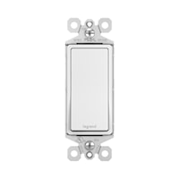 LEGRAND TM870W The Radiant® Decorator Switch Rocker/Button 1 Gang 15 A, 120/277 V White
