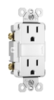 LEGRAND NTL885TRW The Radiant® Receptacle and Light 15 A, 120/125 VAC, White