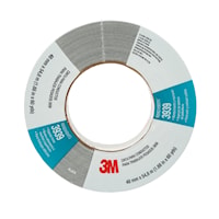 3M CANADA 3939-2X60 Duct Tape Heavy Duty, Insulating 60 yd Lx 50.8 mm W 0.22 mm Silver