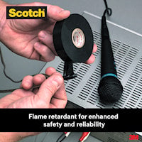 3M CANADA SUPER88-3/4X66 Scotch® Vinyl Insulating Tape 66 ft Lx 3/4 in W Vinyl Black