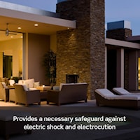 LEVITON GFRBF-W Smart-Lock Pro GFCI Duplex Receptacle with Function Lighting 20 A, 5-20R White