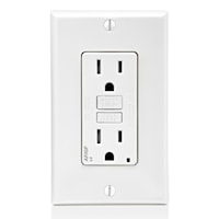 LEVITON AGTR1-W Decora® Tamper-Resistant, Self-Test AFCI/GFCI Receptacle White