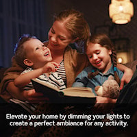LEVITON D26HD-1BW Decora Smart Wi-Fi® Smart Dimmer 15 A, 120 VAC, 300 W LED/CFL, 600 W Incandescent/Halogen, 600 VA MLV White