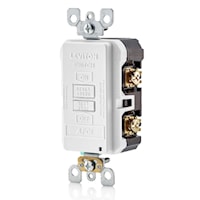 LEVITON AFRBF-W Self Grounding AFCI Receptacle 20 A, White