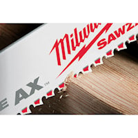 MILWAUKEE 48-00-5021 Sawzall®, The AX™ Reciprocating Saw Blade 6 in 5 TPI