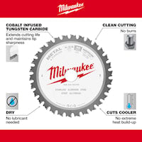 MILWAUKEE 48-40-4070 M18™ Circular Saw Blade 5-3/8 in Blade 30 Teeth Carbide