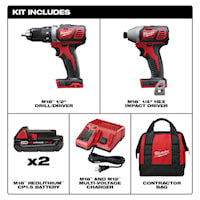 MILWAUKEE 2691-22 M18™ 2-Tool Combo Kit