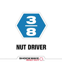 MILWAUKEE 49-66-4525 Shockwave™ Magnetic Tip Nut Driver 3/8 IN