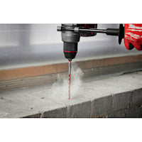 MILWAUKEE 48-20-9001 (3) HAMRDRILL 5/32" X 4"X 6"
