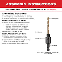 MILWAUKEE 49-22-4105 HOLE DOZER™ Hole Saw Kit 19 Pieces Bi-Metal