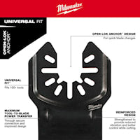MILWAUKEE 49-25-1573 XTRME OPEN LOCK MULTITOOL BLADE 3PK