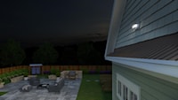 ACUITY 271FEF LED RES SECURITY FLOOD2RNDHEAD 40K 120V BRNZ 2