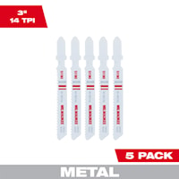 MILWAUKEE 48-42-5190 Jig Saw Blade 3 in 42 Teeth 14 TPI Bi-Metal
