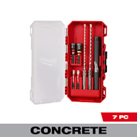 MILWAUKEE 48-20-7497 SDS Concrete Screw Installation Kit 7-Piece