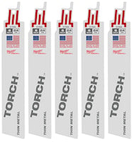 MILWAUKEE 48-00-5786 Sawzall®, The Torch™ Reciprocating Saw Blade 6 in 24 TPI High Speed Steel Cobalt