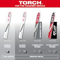 MILWAUKEE 48-00-5787 Super Sawzall®, The Torch™ Reciprocating Saw Blade 9 in 14 TPI