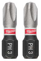 MILWAUKEE 48-32-4413 Shockwave™ Insert Bit Phillips PH3 1/4 in Hex