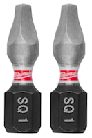 MILWAUKEE 48-32-4421 Shockwave™ Insert Bit Square Recess #1 1/4 in Hex